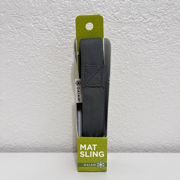 Gaiam Mat Sling Gray NEW - Picture 1 of 7
